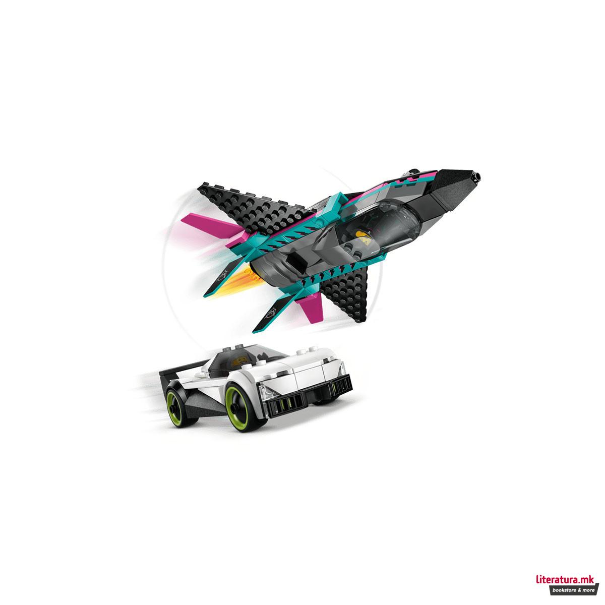 LEGO коцки, City, Jet vs. Car 