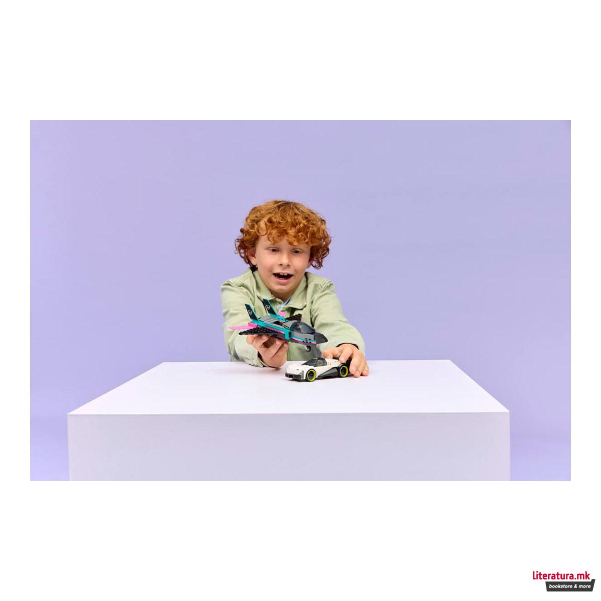 LEGO коцки, City, Jet vs. Car 