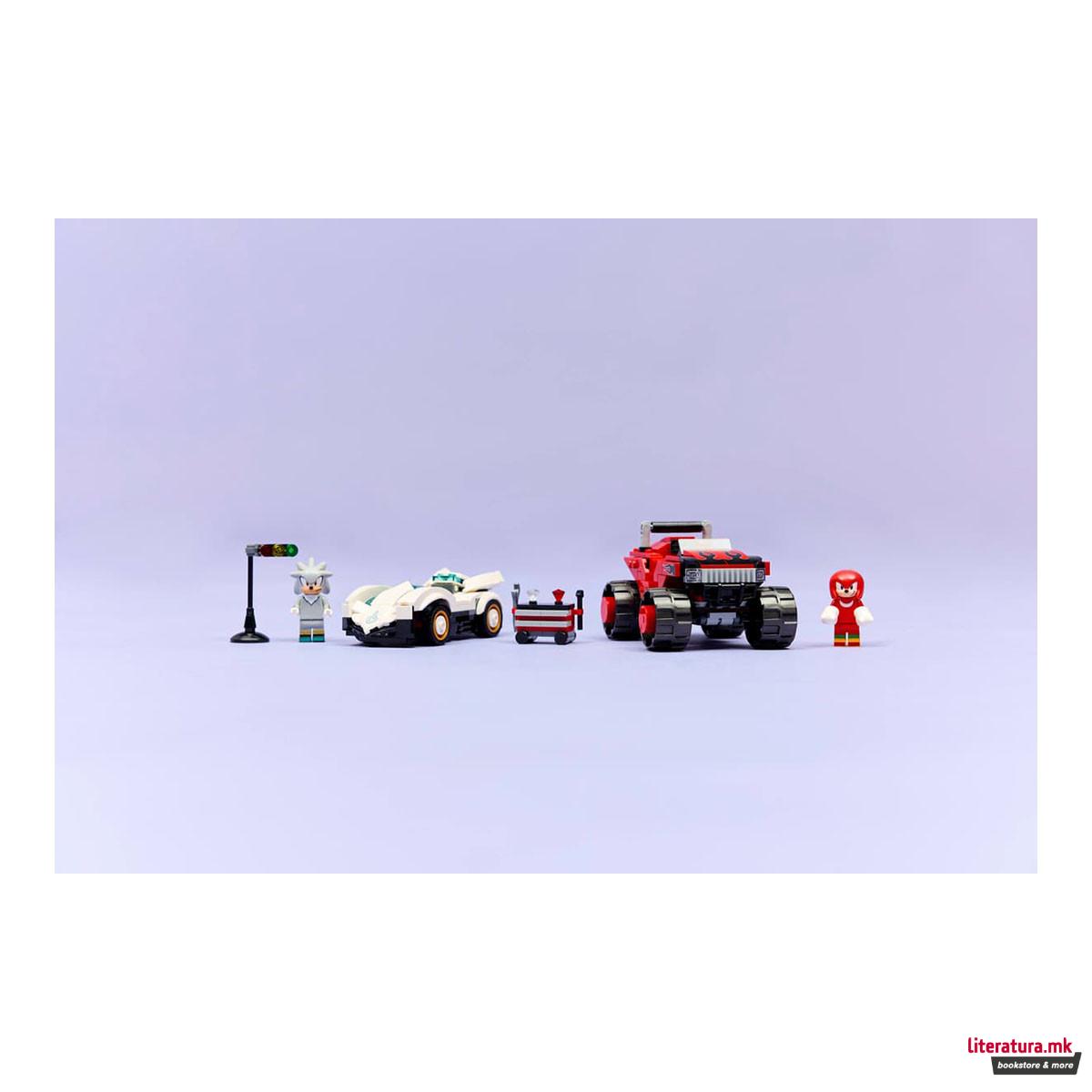 LEGO коцки, Sonic the Hedgehog, Silvers Car vs. Knuckles Monster Truck 