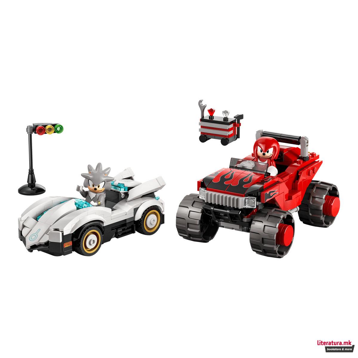 LEGO коцки, Sonic the Hedgehog, Silvers Car vs. Knuckles Monster Truck 