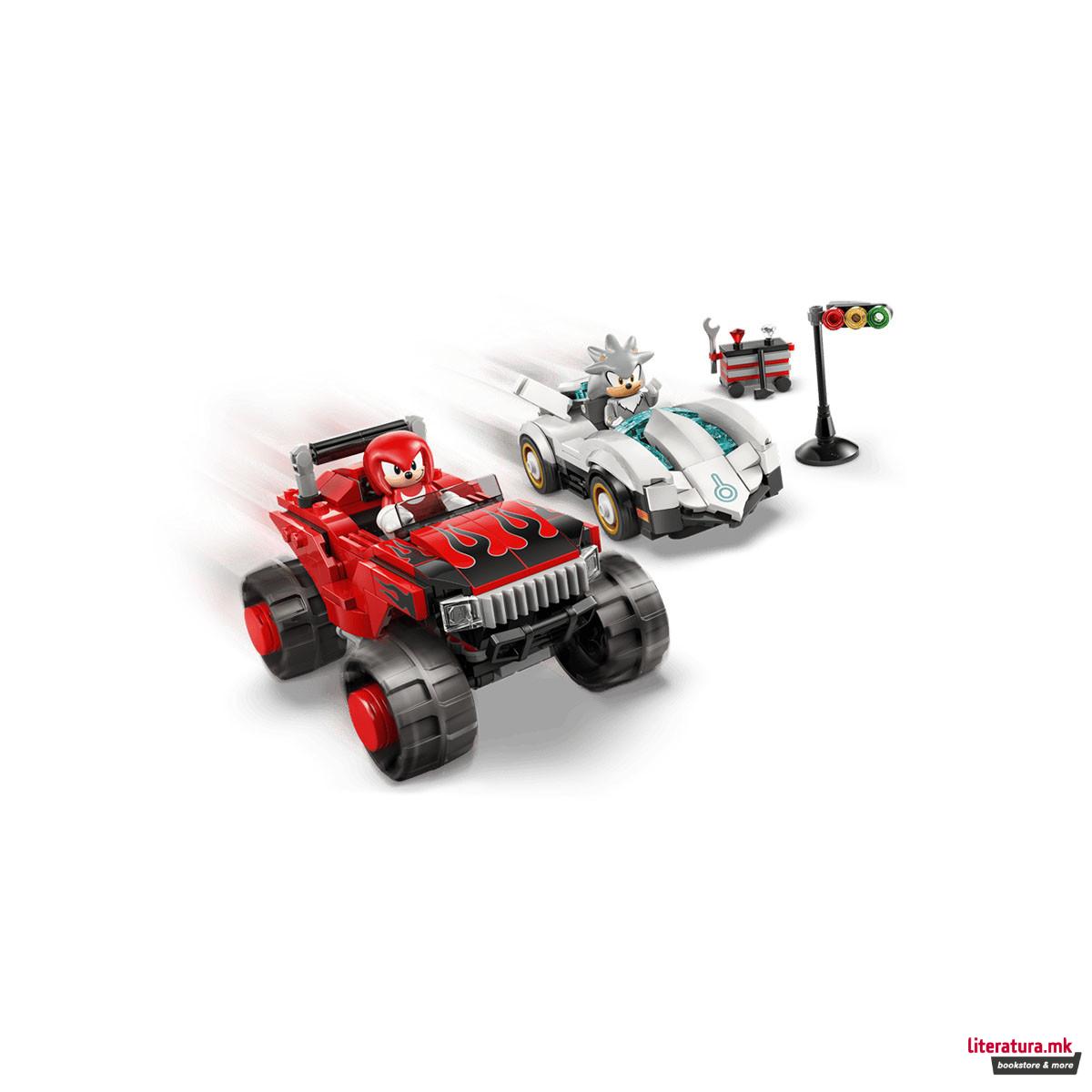 LEGO коцки, Sonic the Hedgehog, Silvers Car vs. Knuckles Monster Truck 