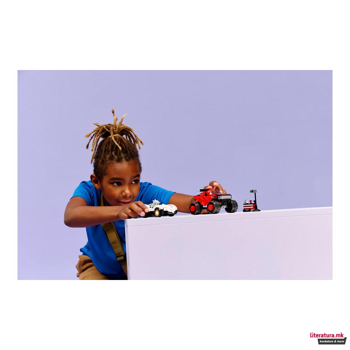 LEGO коцки, Sonic the Hedgehog, Silvers Car vs. Knuckles Monster Truck 