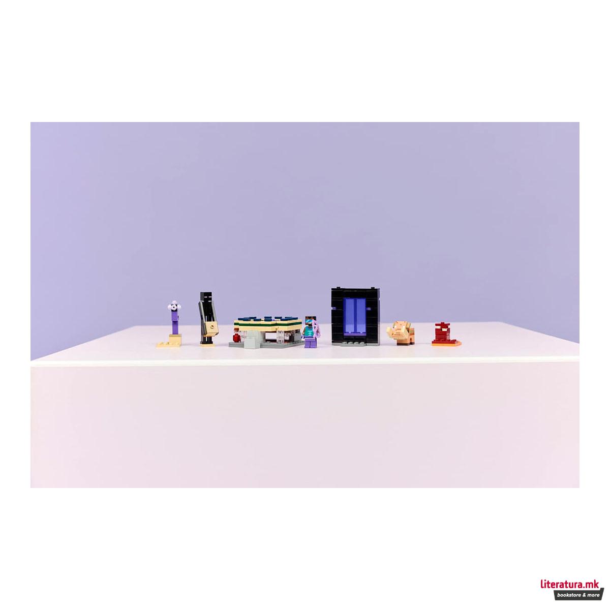 LEGO коцки, Minecraft, Nether & End Portal Journey 