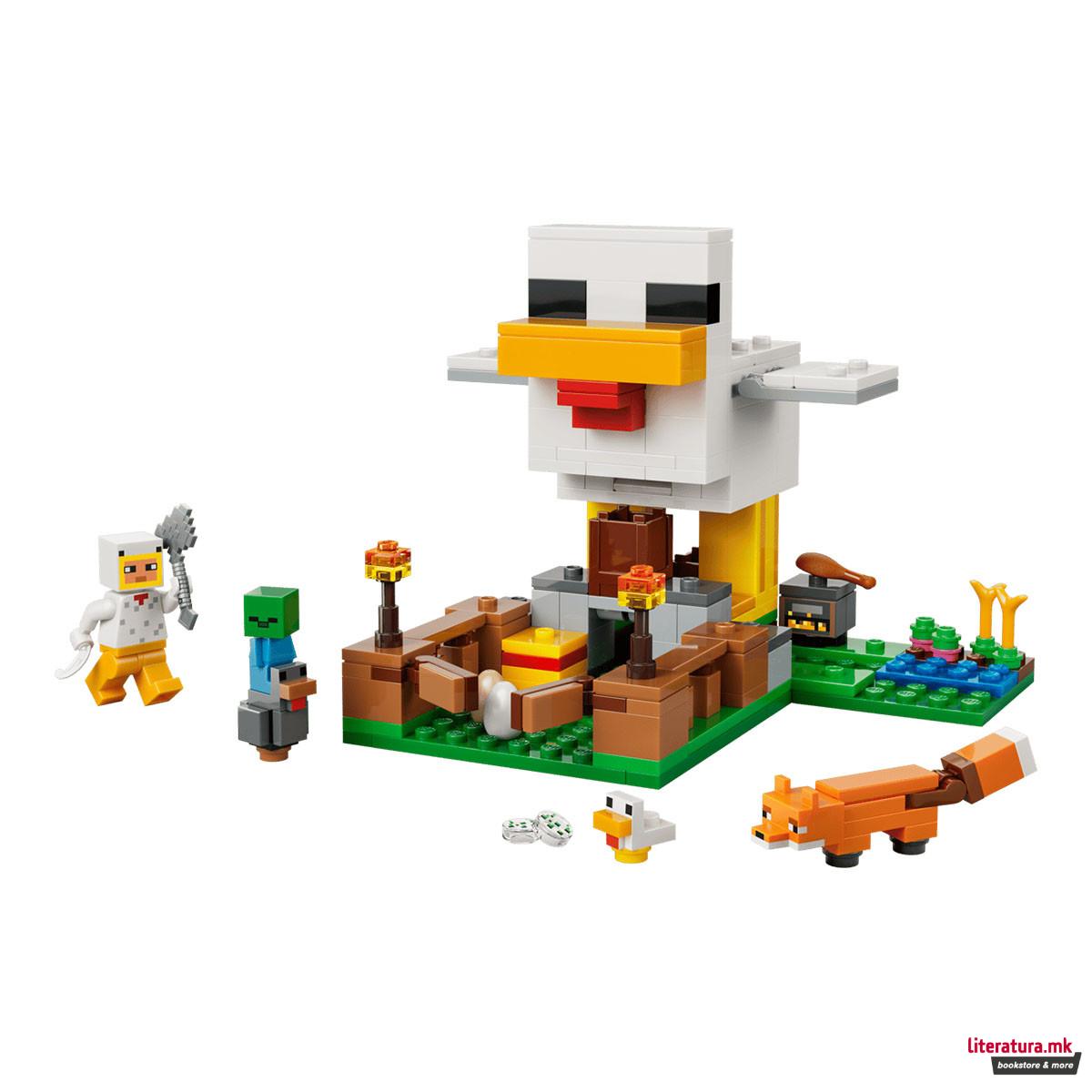 LEGO коцки, Minecraft, Chicken Farm 