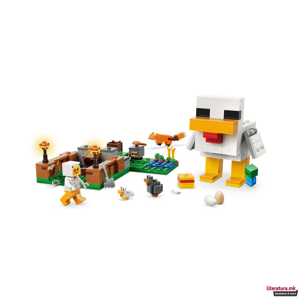 LEGO коцки, Minecraft, Chicken Farm 