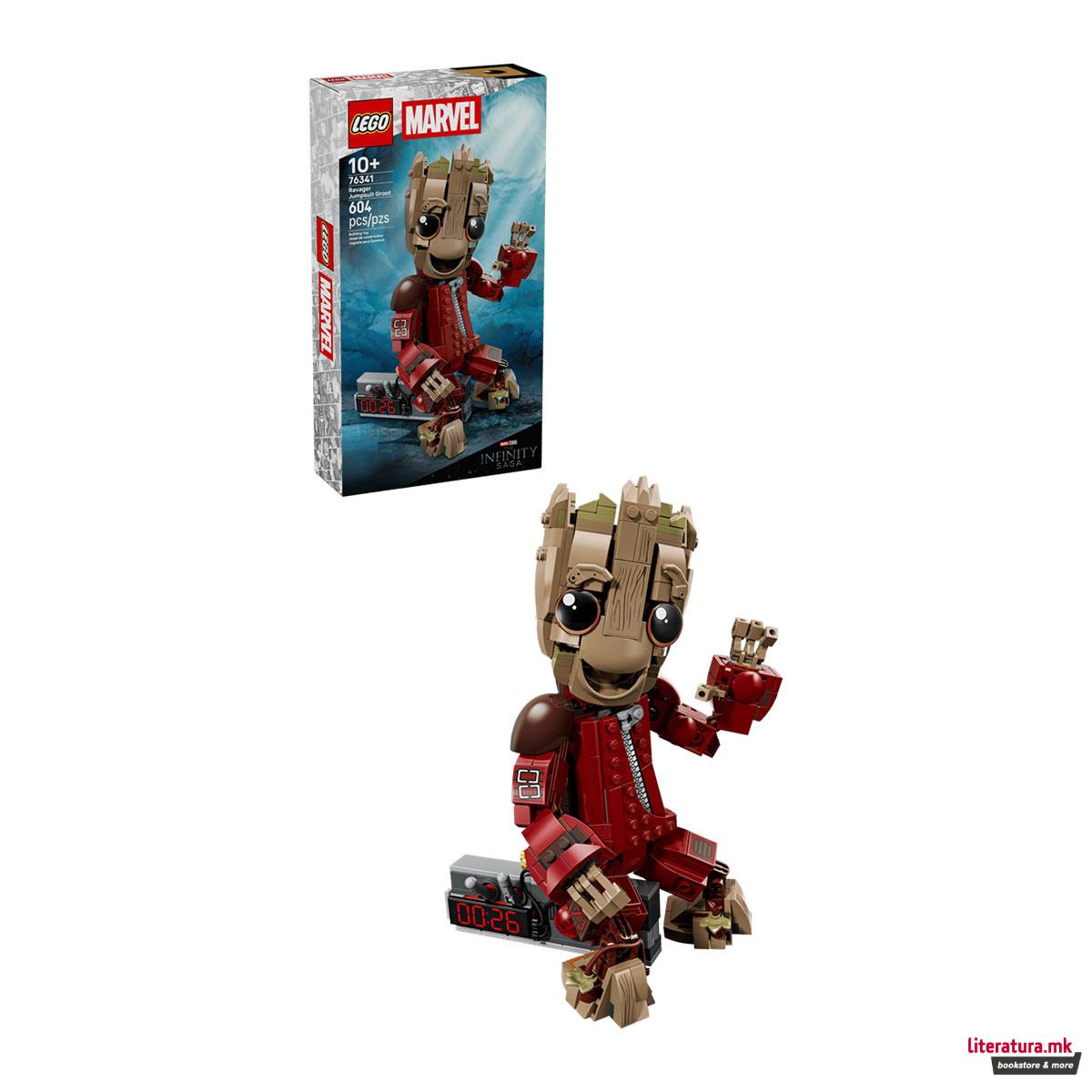 LEGO коцки, Marvel, Ravager Jumpsuit Groot 