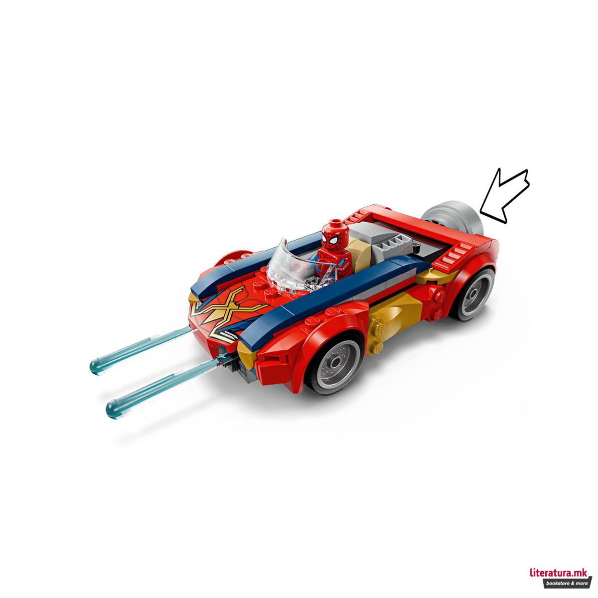 LEGO коцки, Marvel, Spider-Man Car vs. Venomized Wolverine 
