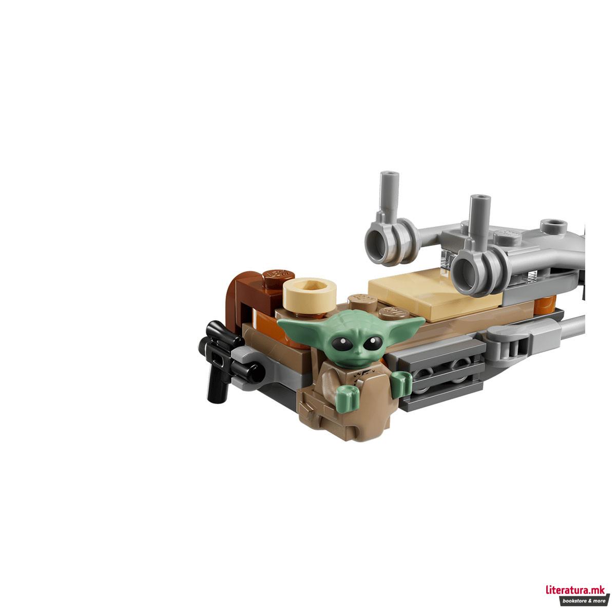 LEGO коцки, Star Wars, The Mandalorian & Grogus Speeder Bike 