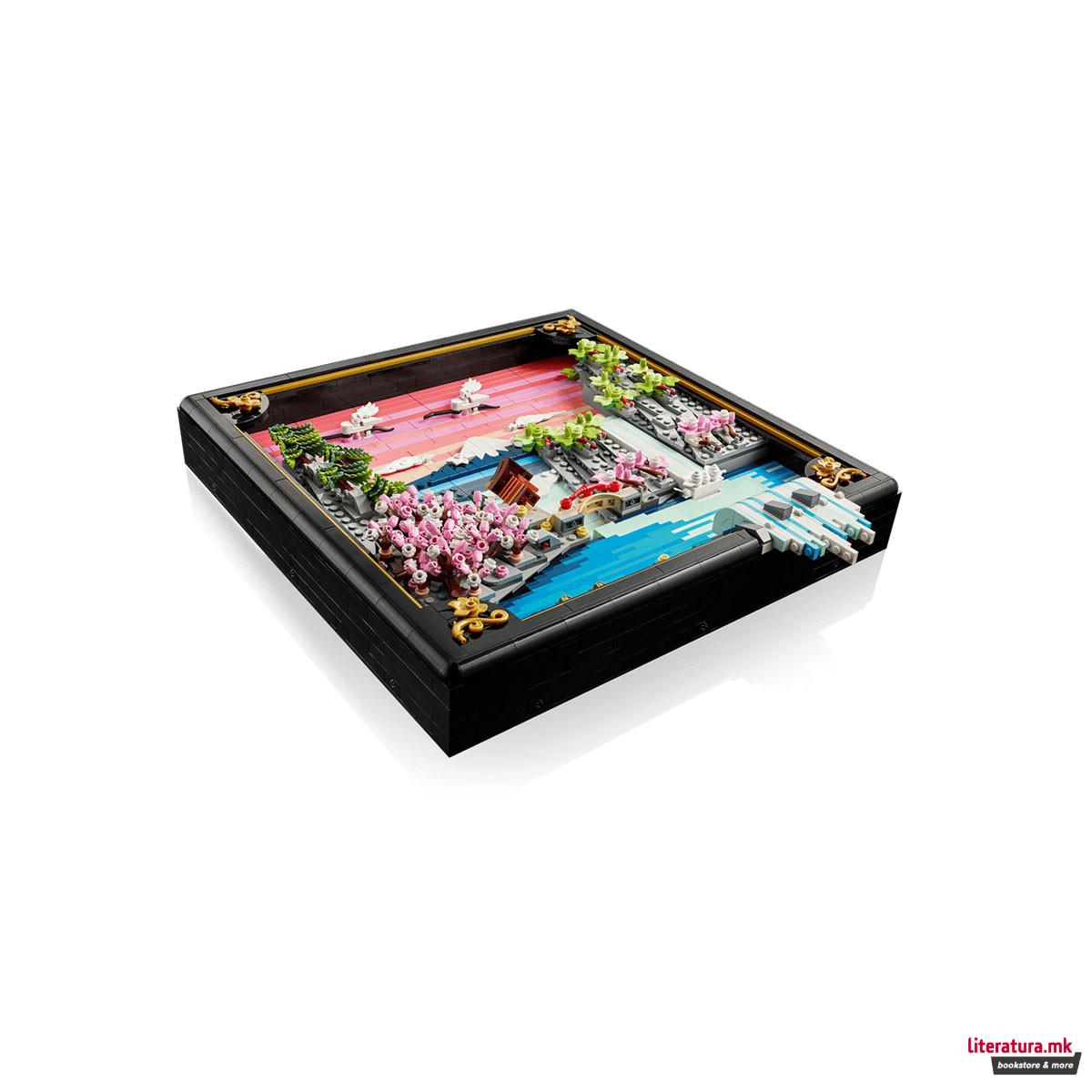 LEGO коцки, Art, Japanese Cherry Blossom Landscape 