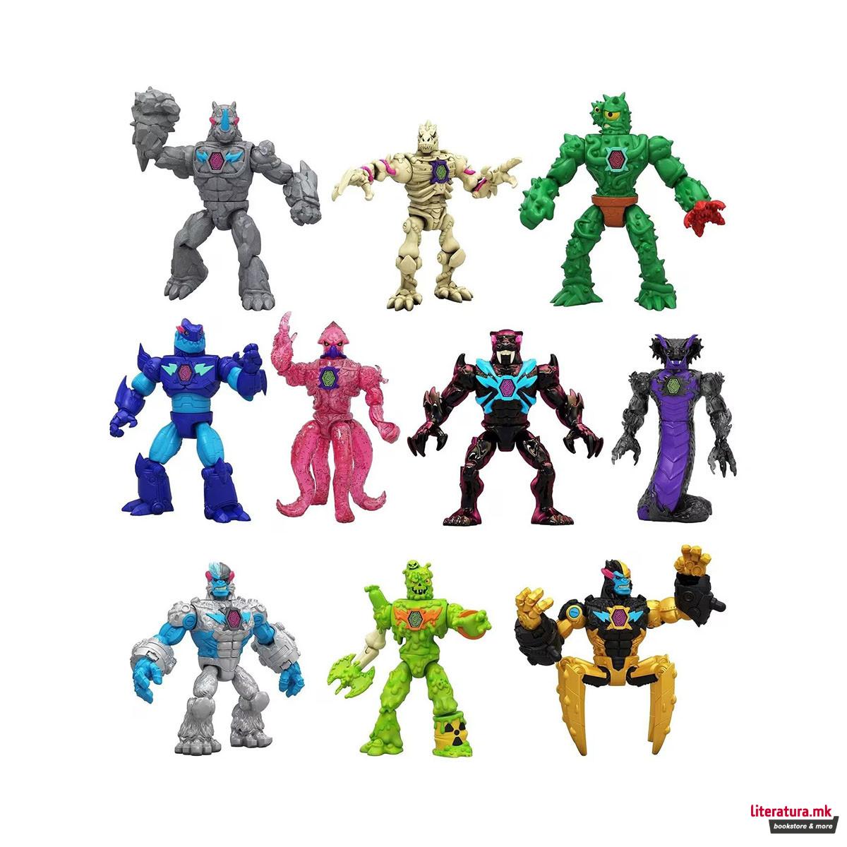 Мини фигура, Mr Beast Mix & Match Mystery Figure, 10 дизајни 