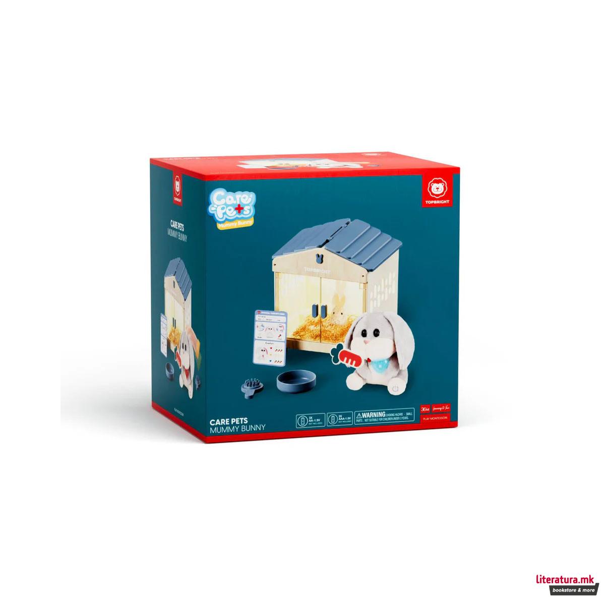 Сет за игра Care Pets: Mummy Bunny 