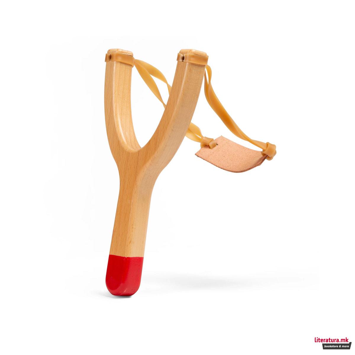 Чатал со меки топчиња Huckleberry Slingshot 