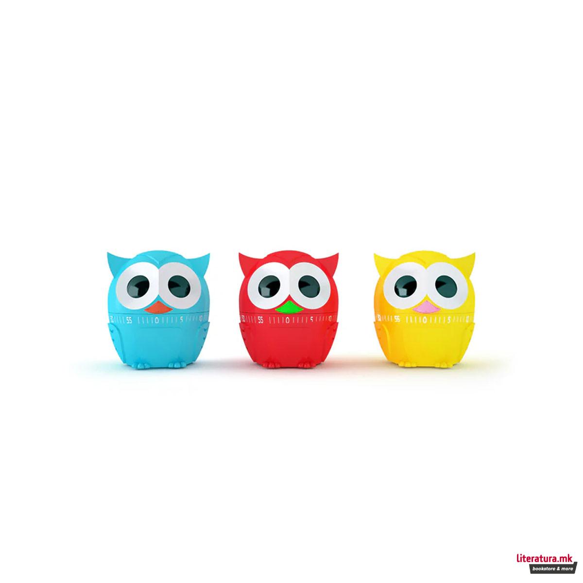 Кујнски тајмер Owlet, 3 бои 