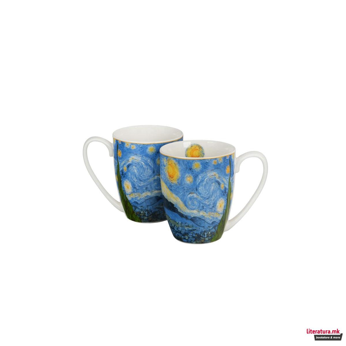 Сет од 2 шолји Van Gogh - Starry Night, 360 ml 