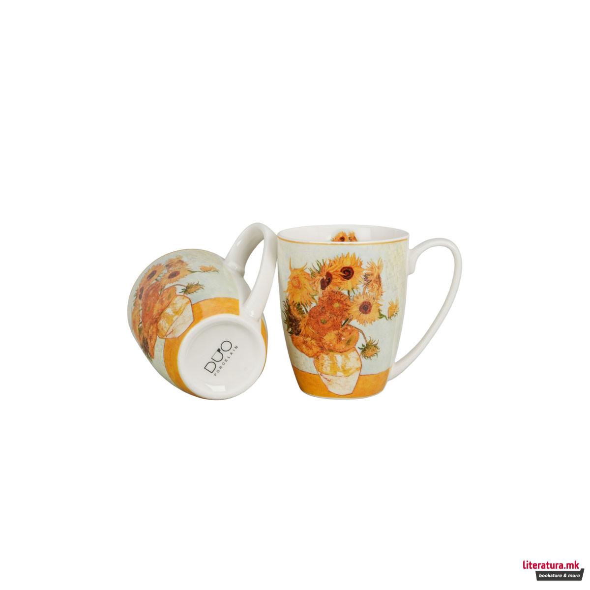 Сет од 2 шолји Van Gogh - Sunflowers, 360 ml 