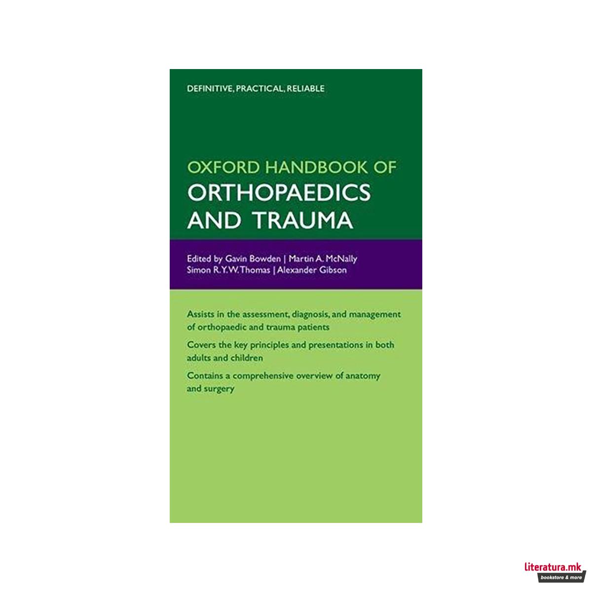 Oxford Handbook of Orthopaedics and Trauma 