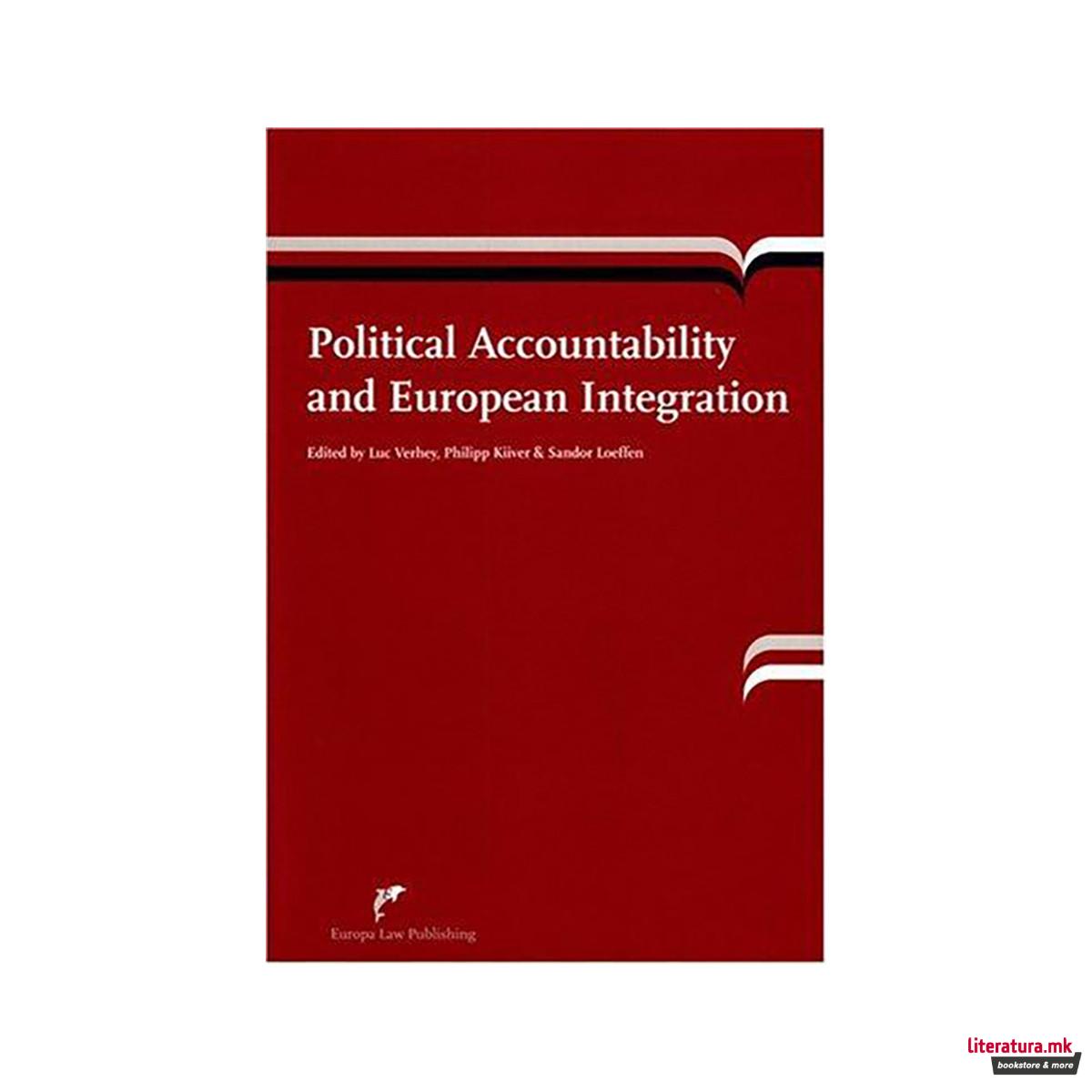 Political Accountability and European Integration 