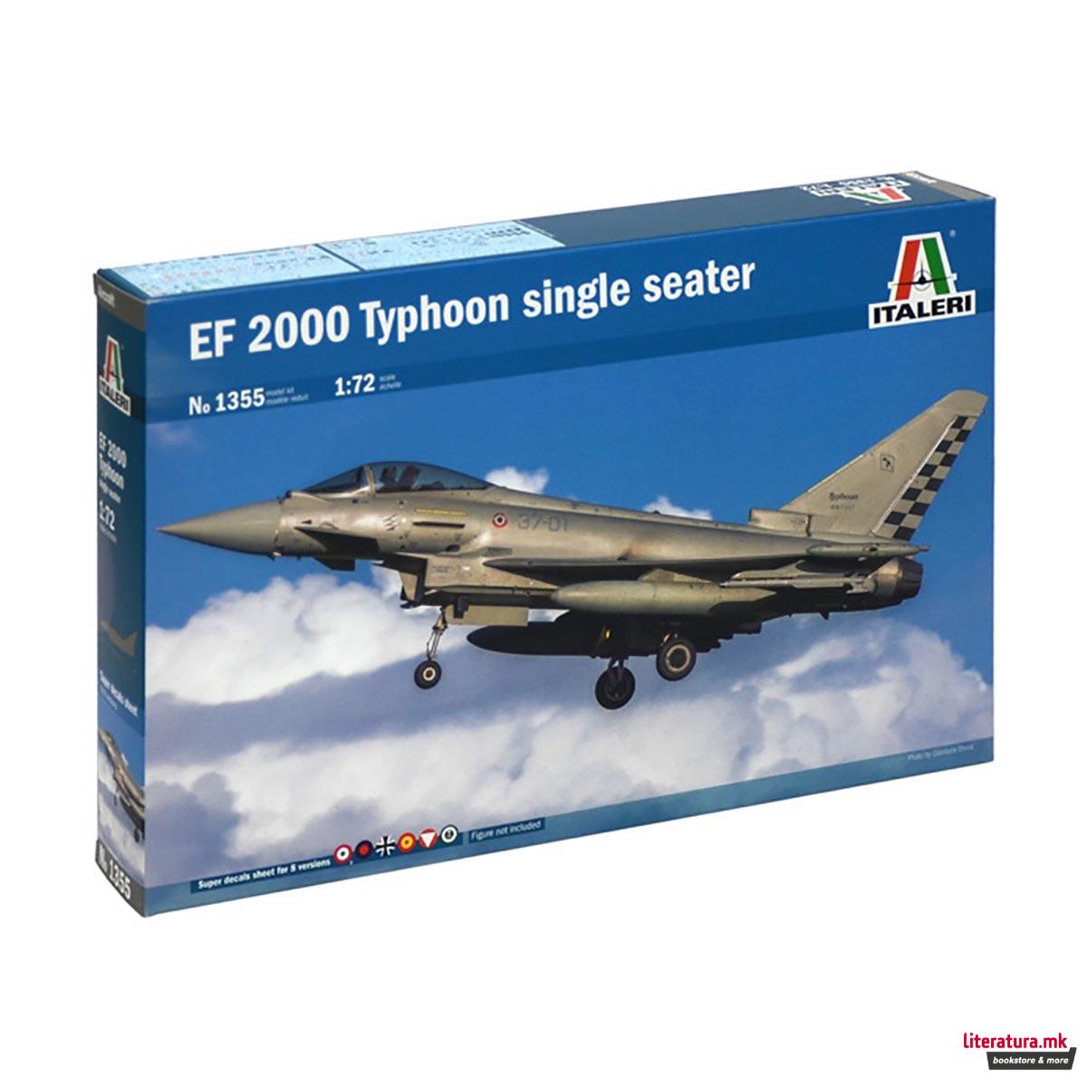 Макета, Aircraft, EF 2000 Typhoon single seater, 1:72