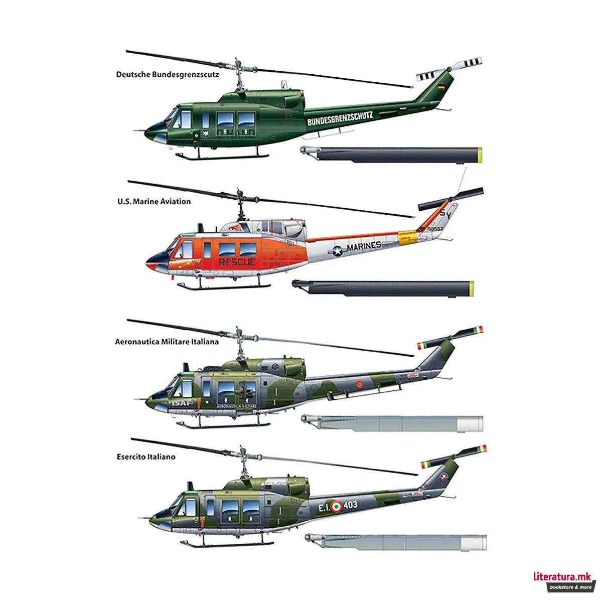 Макета, Helicopters, Bell AB 212/UH-1N, 1:48
