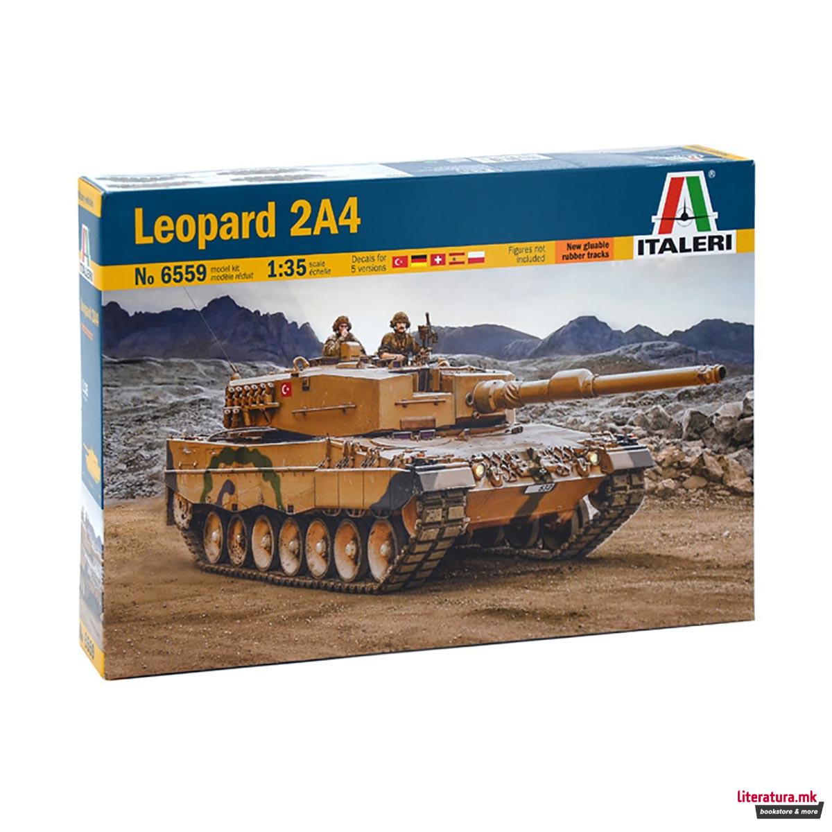 Макета, Military Vehicles, Leopard 2A4, 1:35