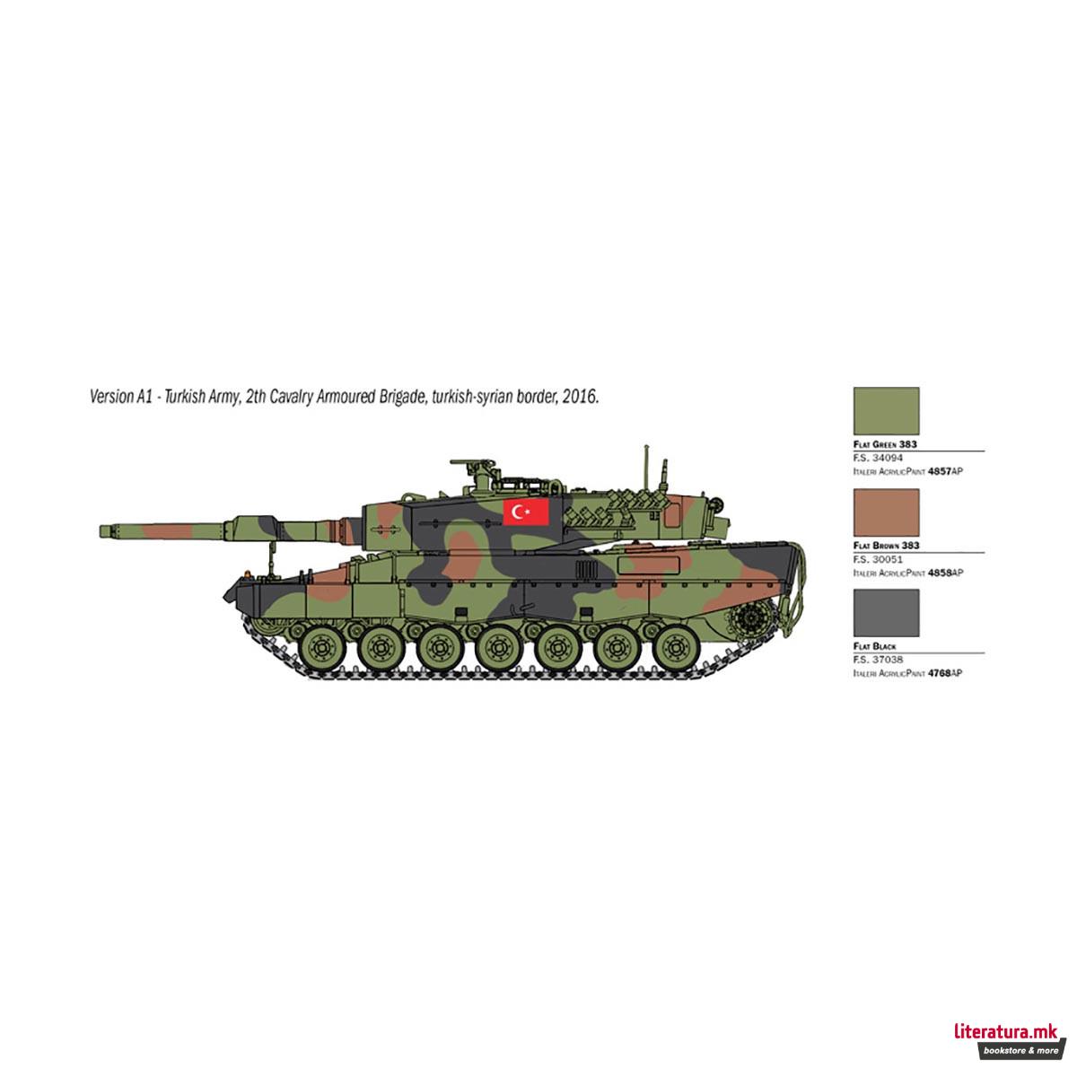 Макета, Military Vehicles, Leopard 2A4, 1:35