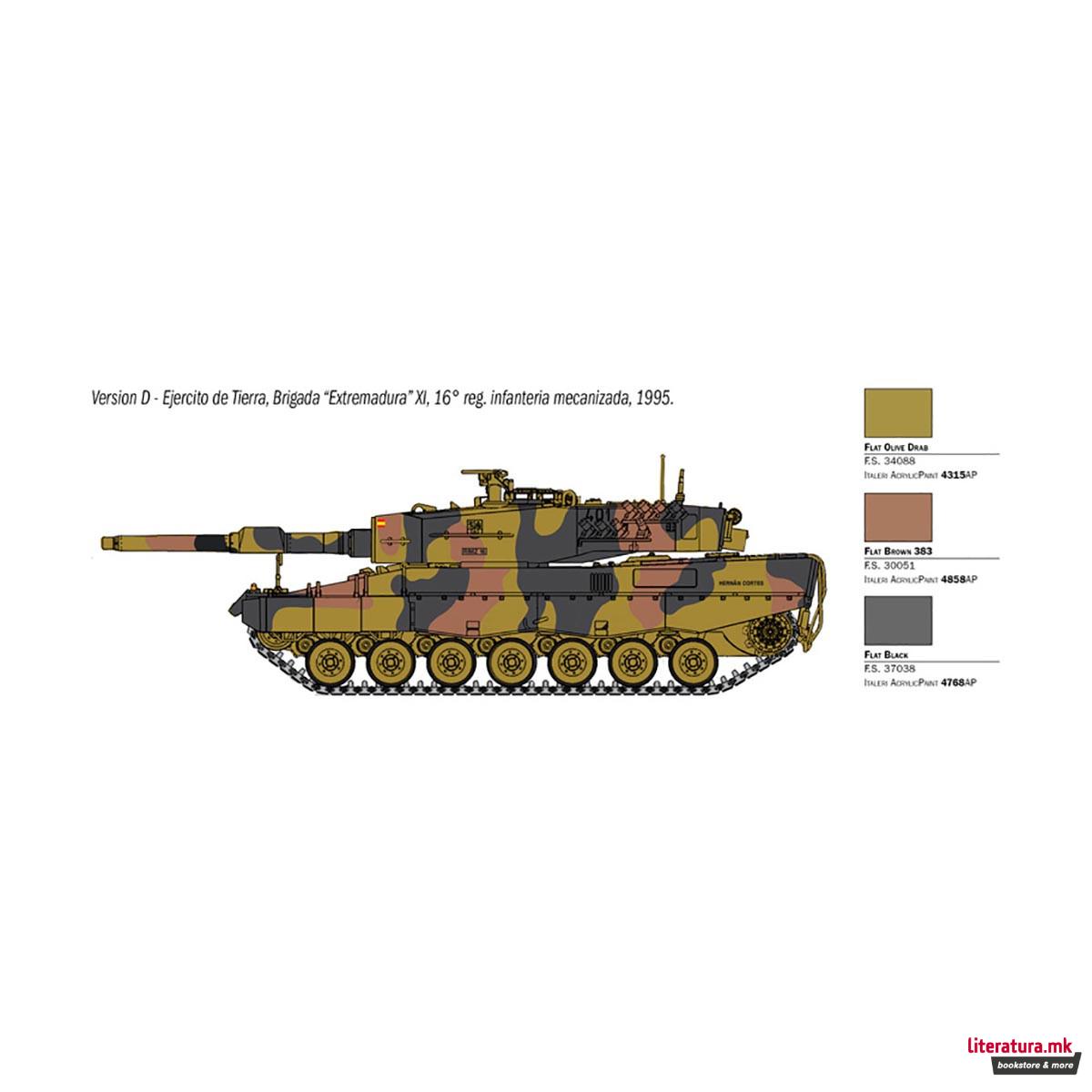 Макета, Military Vehicles, Leopard 2A4, 1:35