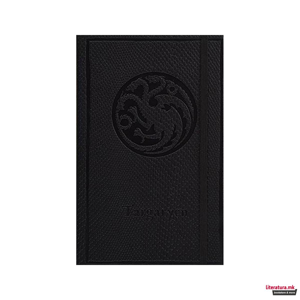 Game of Thrones: House Targaryen Hardcover Ruled Journal