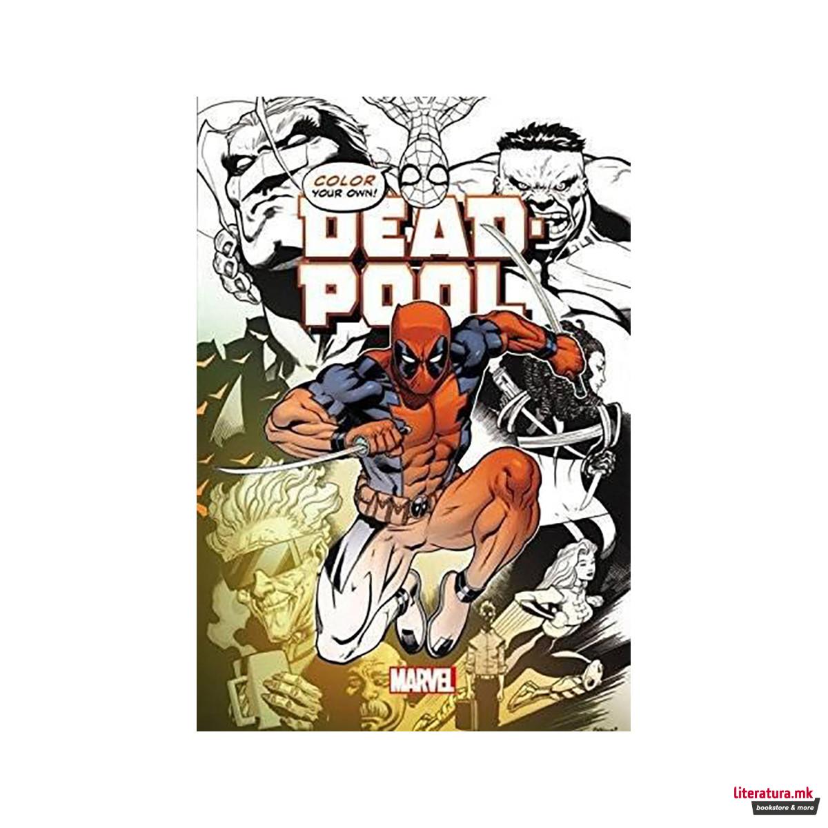 Color Your Own Deadpool 