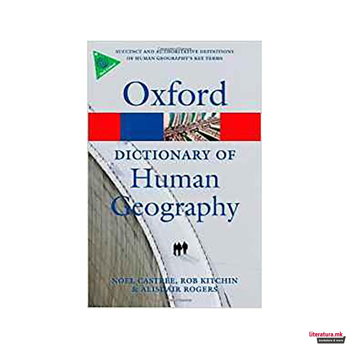A Dictionary of Human Geography 