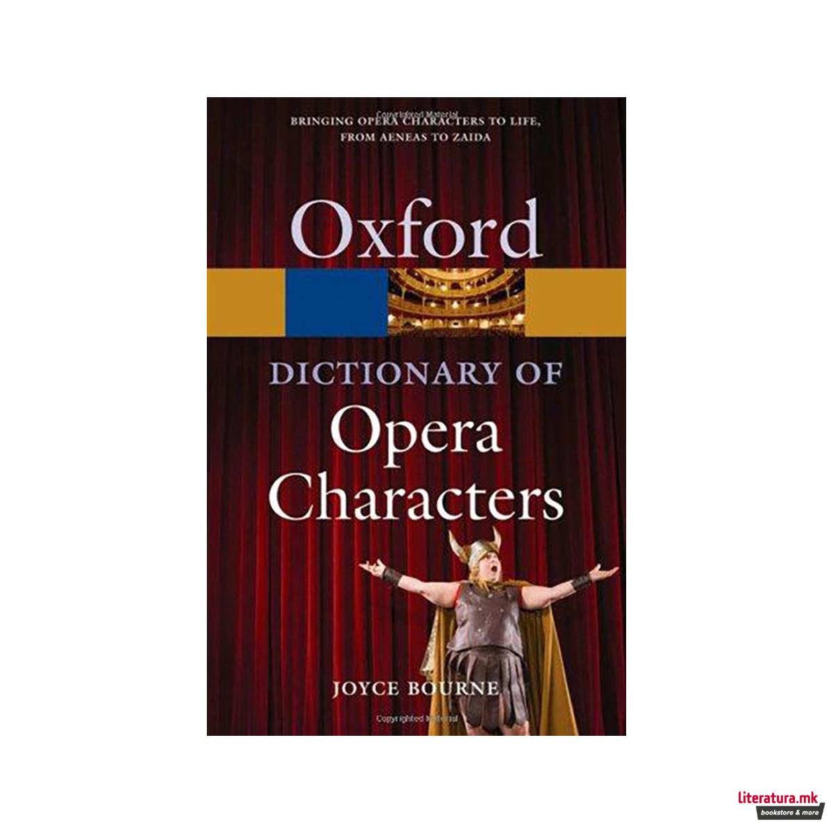 A Dictionary of Opera Characters 