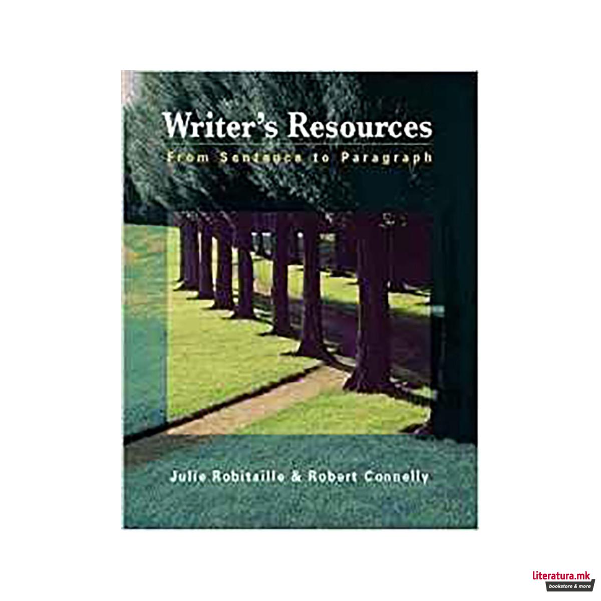 Writer's Resource: From Sentence to Paragraph [With CDROM] 