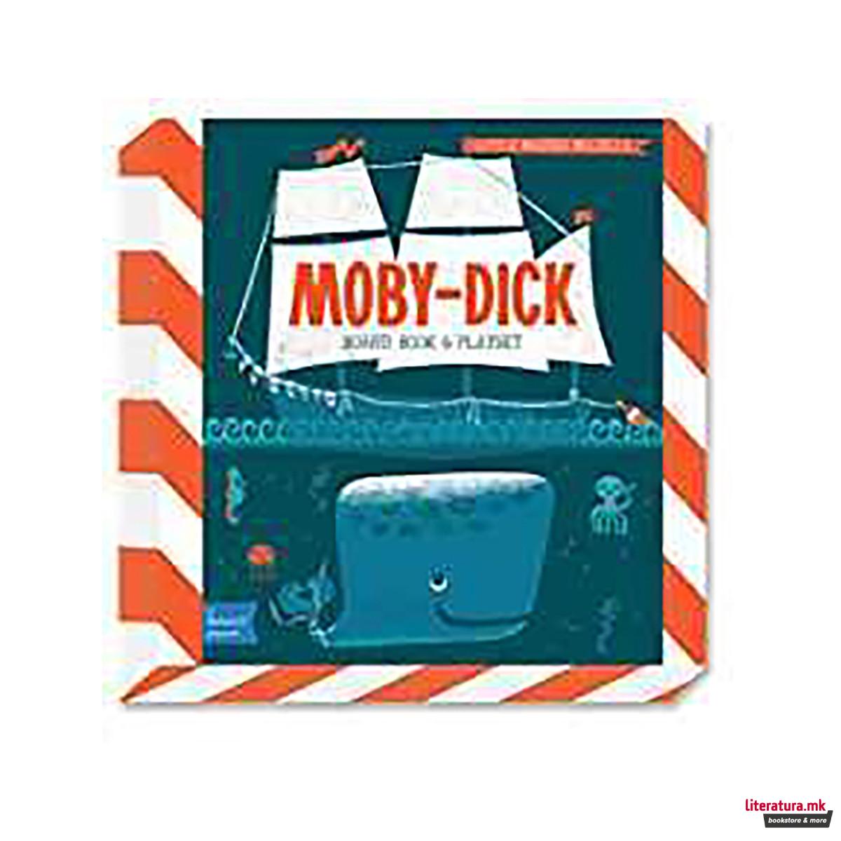 BabyLit Moby Dick: Oceans Primer Board Book and Playset 