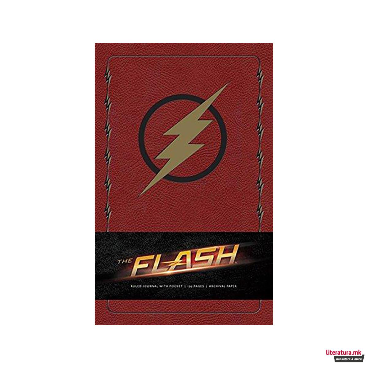 The Flash Hardcover Ruled Journal 