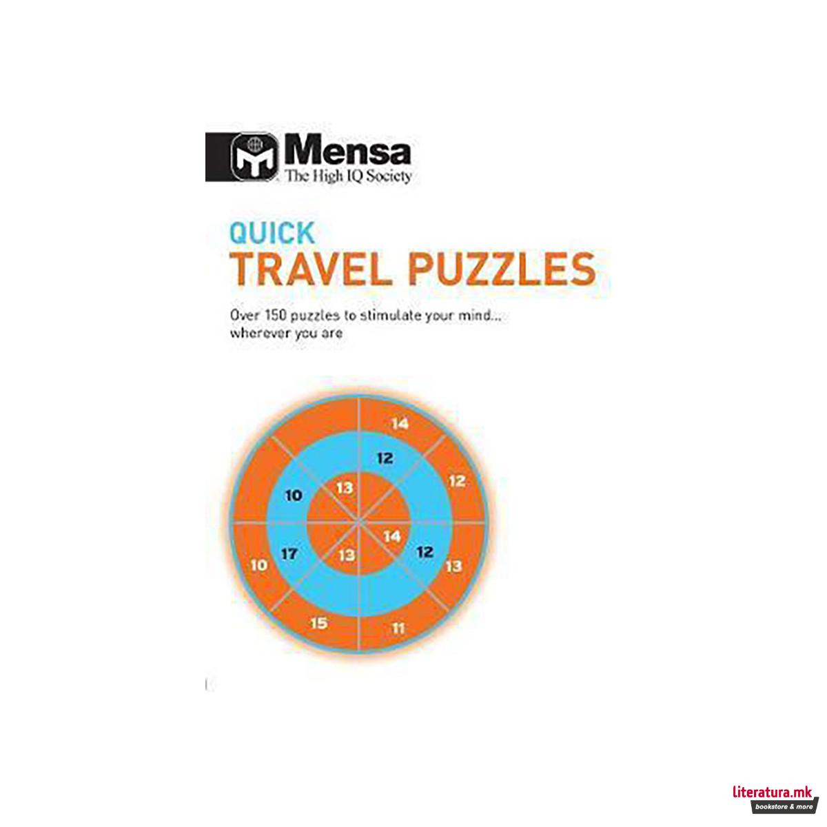 Mensa - Quick Travel Puzzles : Enhance your journey with more than 150 puzzles 