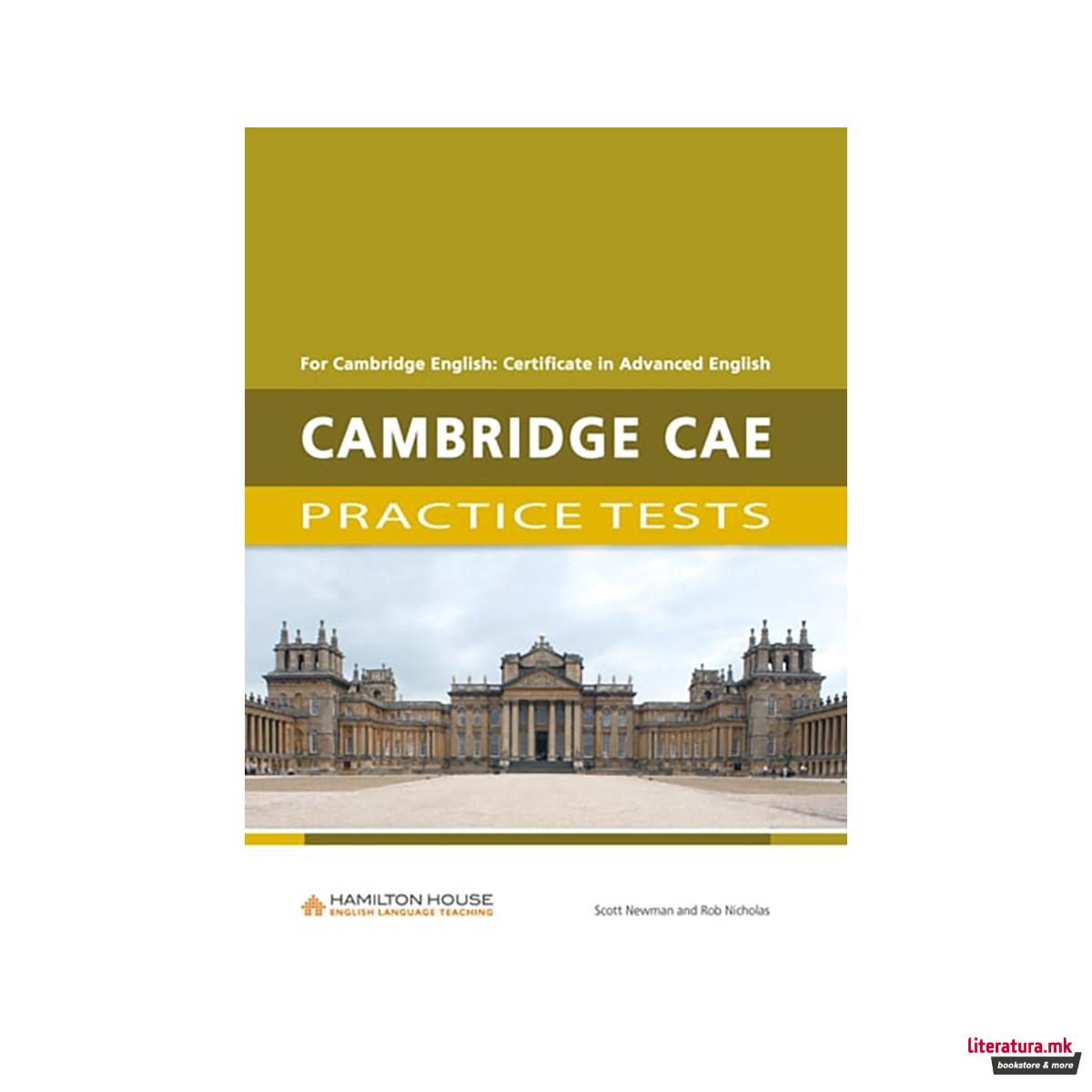 CAMBRIDGE CAE PRACTICE TEST STUDENT'S BOOK 