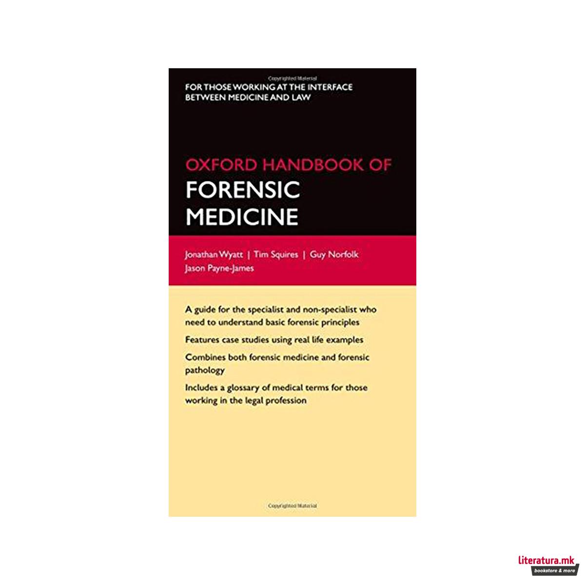 Oxford Handbook of Forensic Medicine 