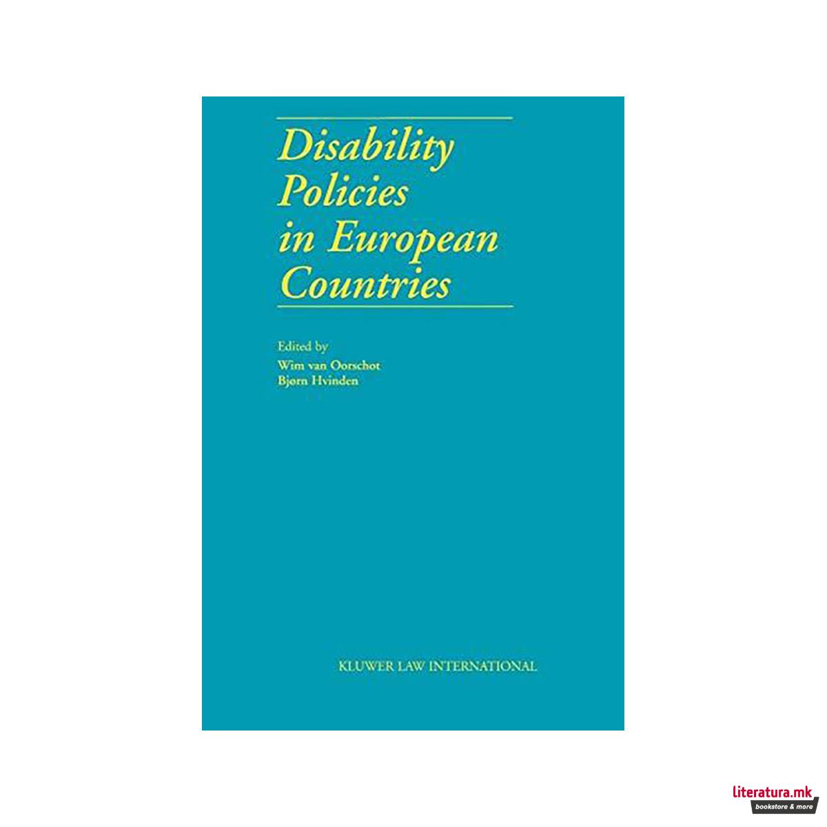 Disability Policies in European Countries 