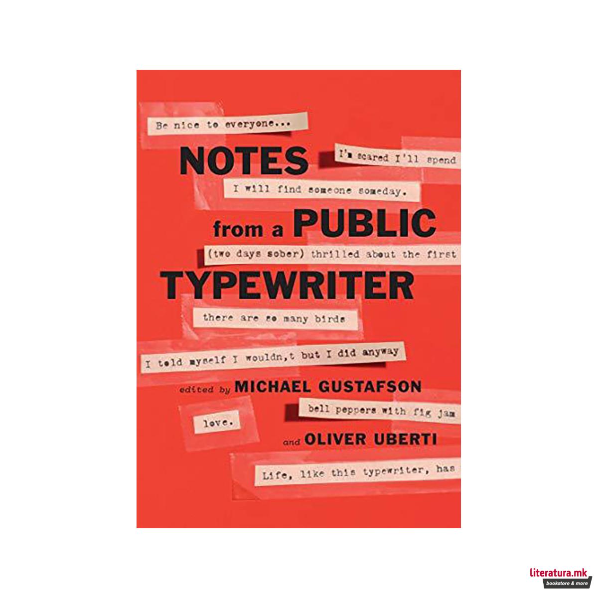 Notes from a Public Typewriter 