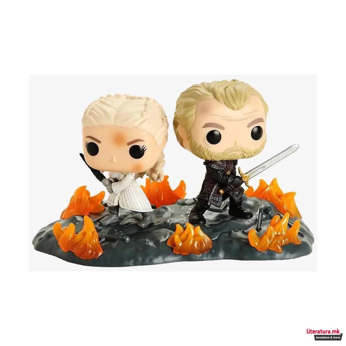 Фигура, Pop! Game of Thrones - Daenerys and Jorah at the battle of Winterfell