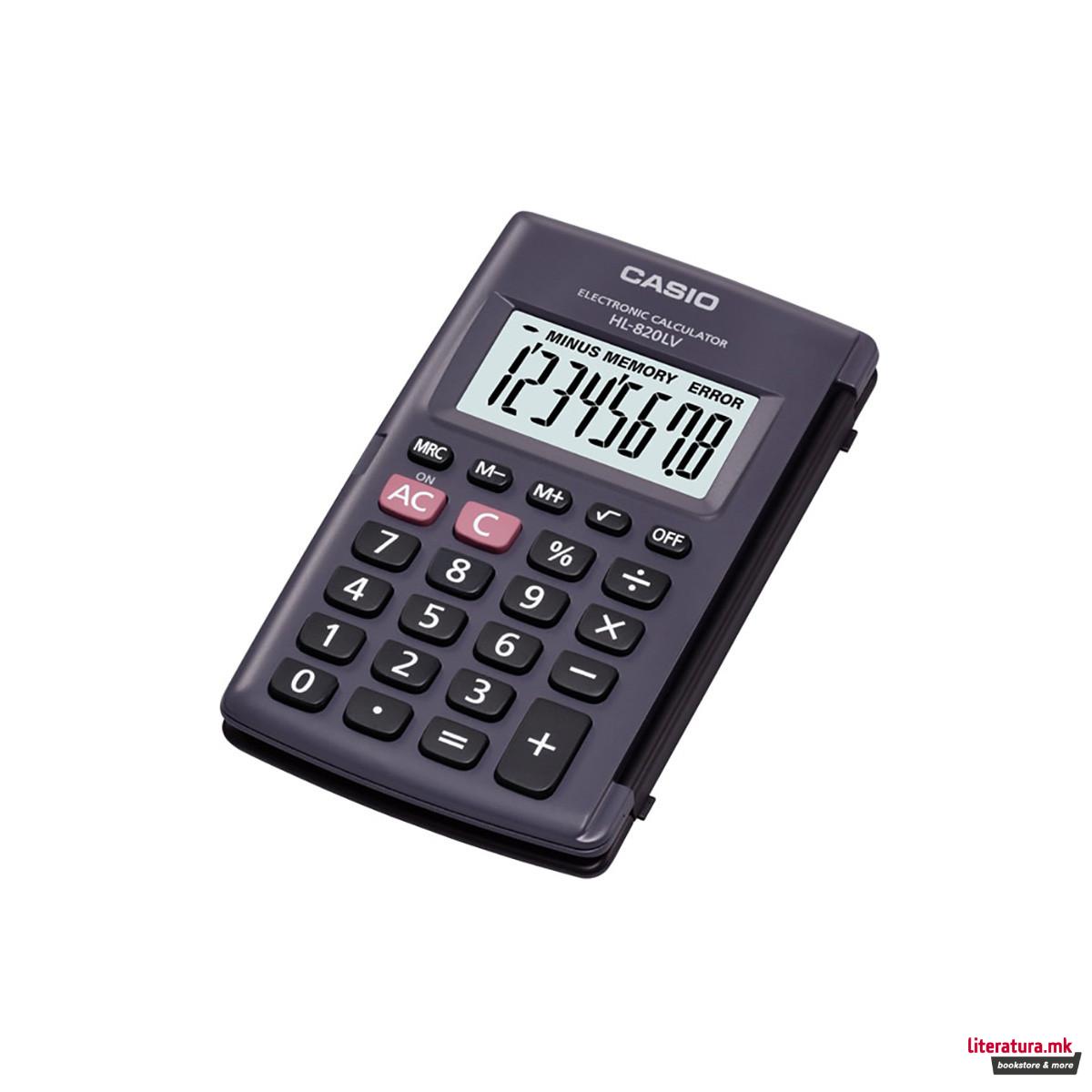 Џебен калкулатор, Casio, HL-820LV-BK-S-GH