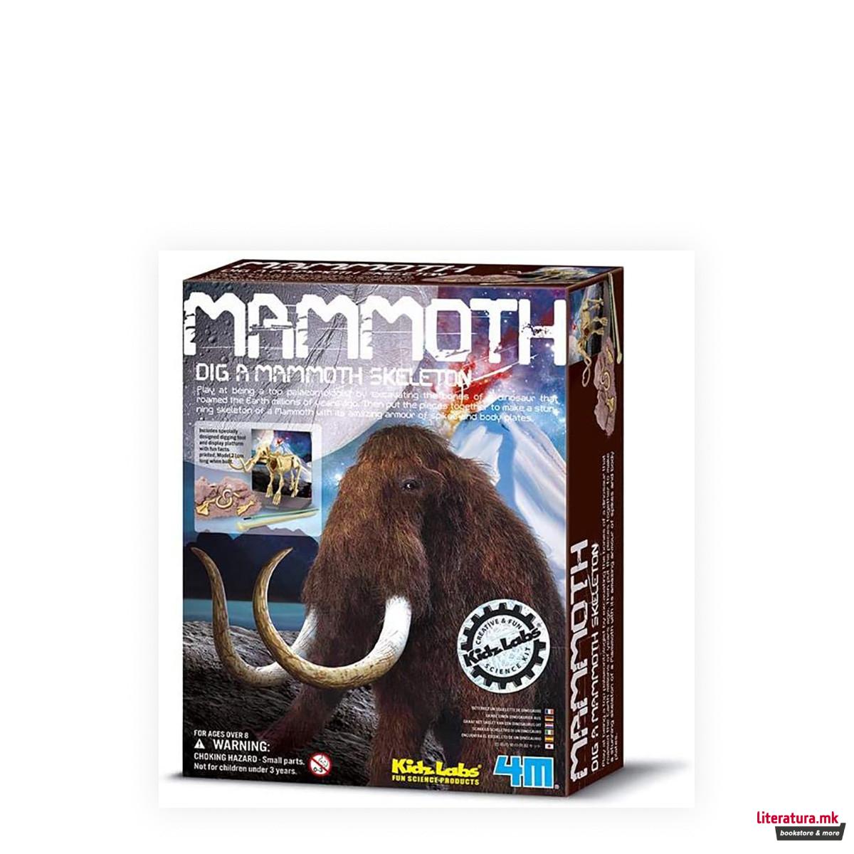 Сет за ископување, Kidz Labs, Dig a Mammoth Skeleton