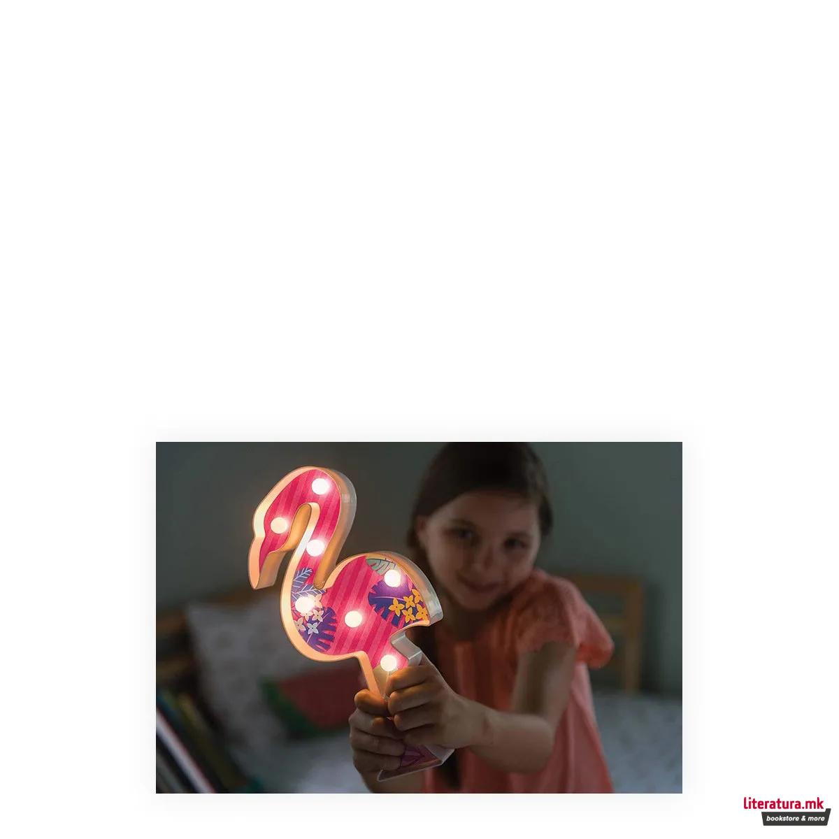 Сет за изработка, Kidz Maker, Flamingo Room Light