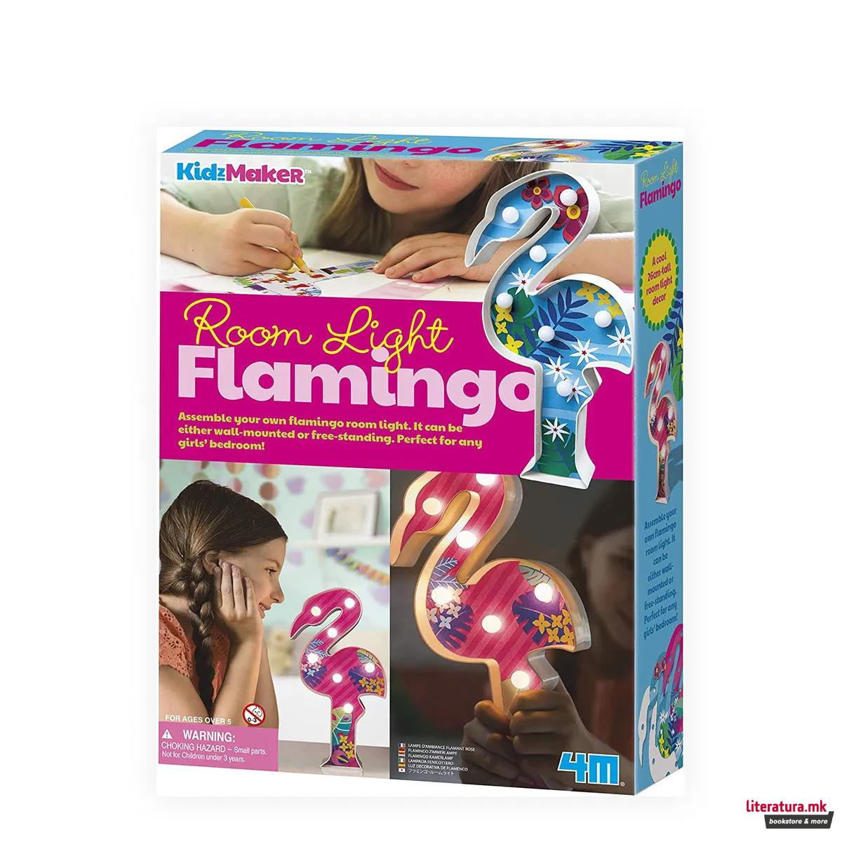 Сет за изработка, Kidz Maker, Flamingo Room Light 