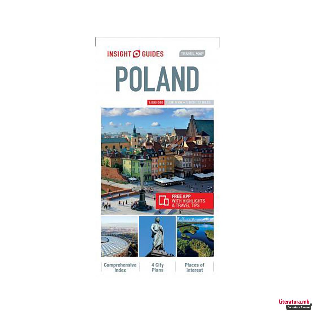 Insight Guides Travel Map Poland 