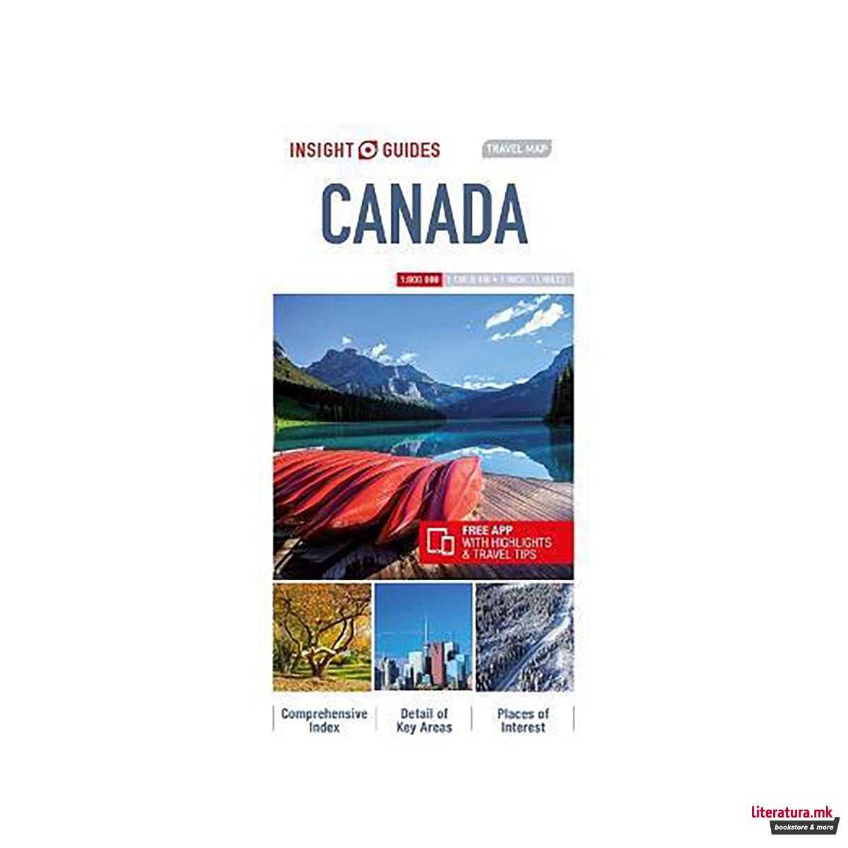 Insight Guides Travel Map Canada 