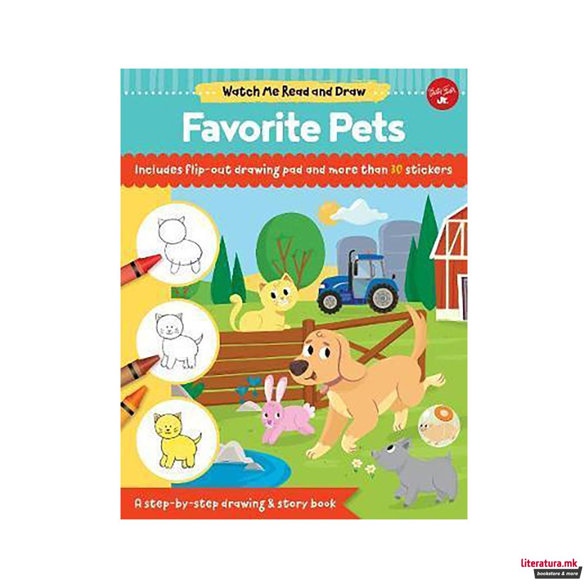 Watch Me Read and Draw: Animal Friends : A step-by-step drawing & story book 
