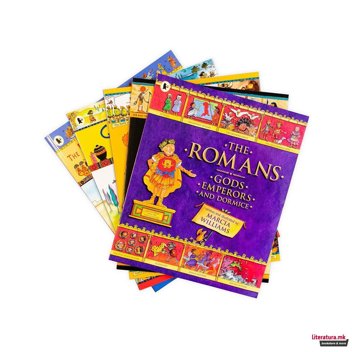 Comic Strip Classics of the Ancient World 5 Book Collection 