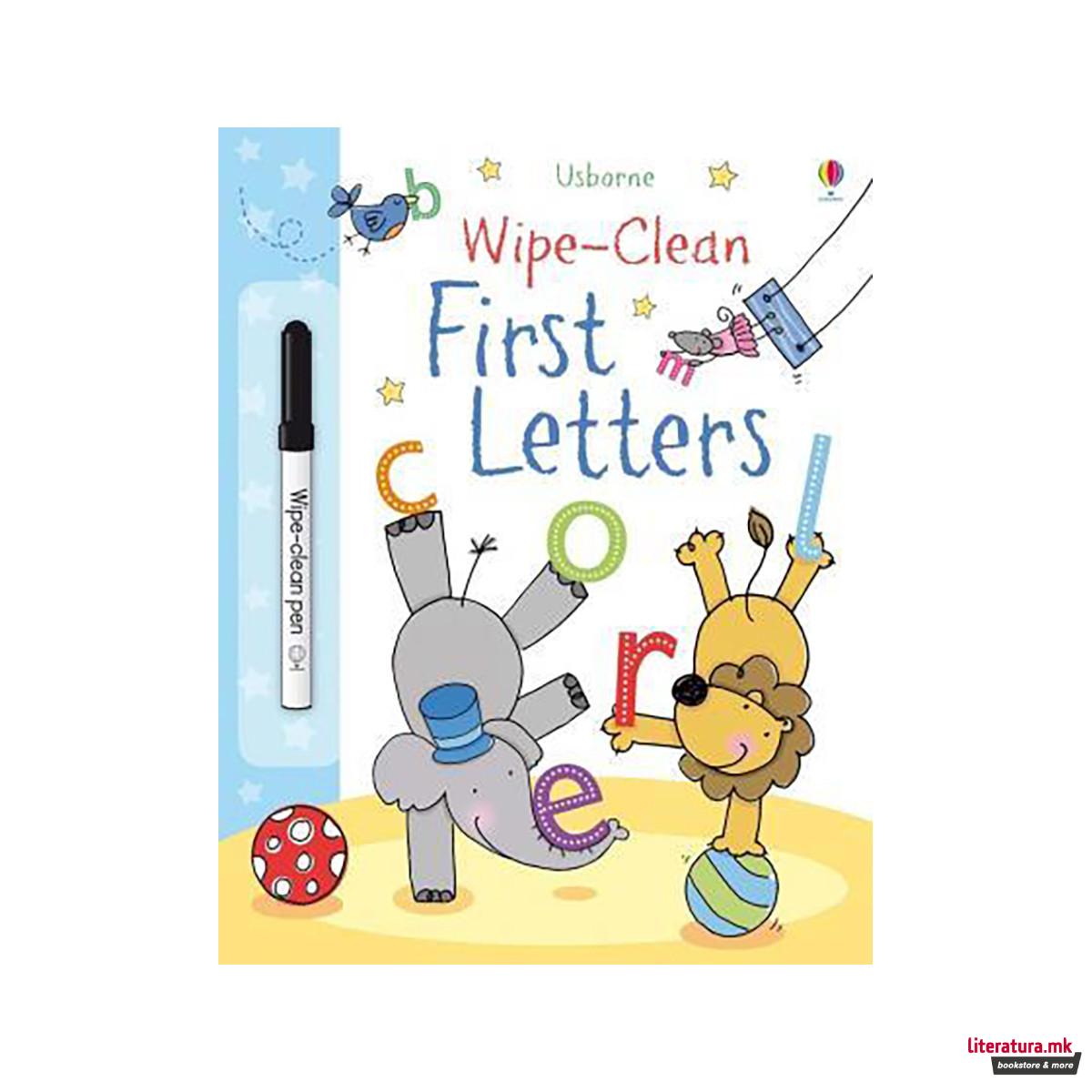 Wipe-clean First Letters 