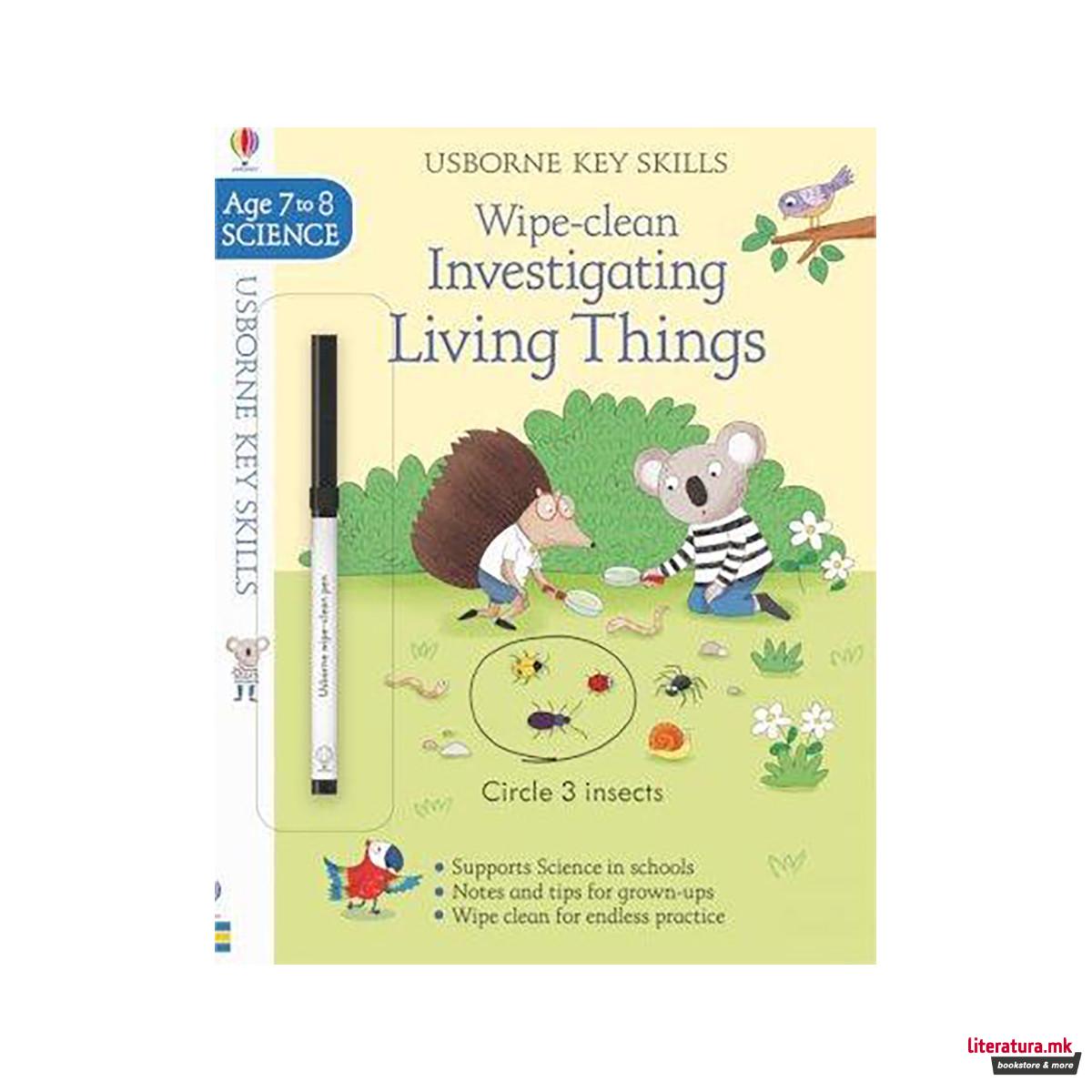 Wipe-Clean Investigating Living Things 7-8 