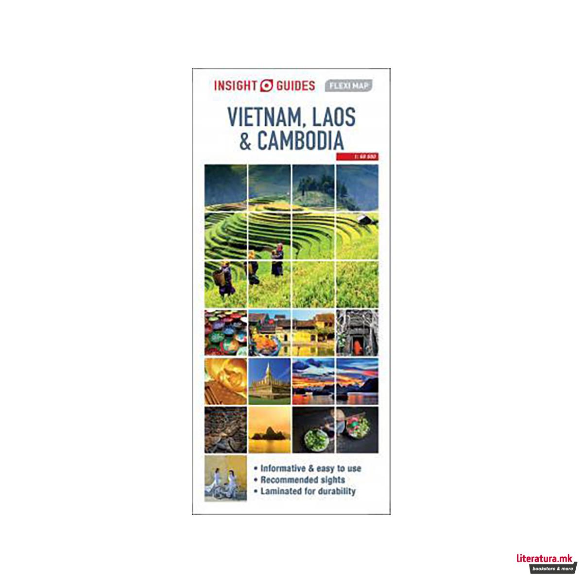 Insight Guides Flexi Map Vietnam, Cambodia and Laos 